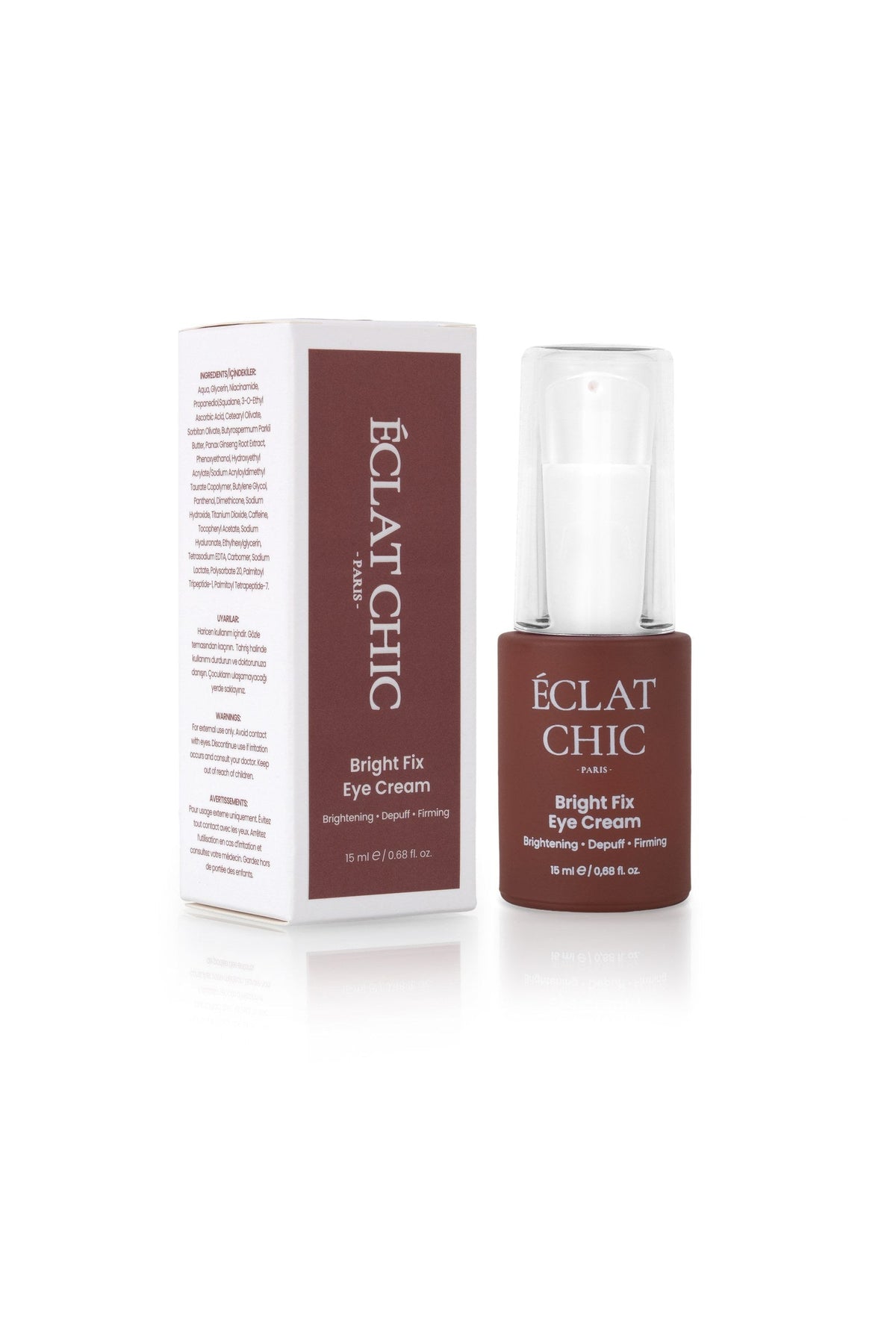 Bright Fix Eye Cream ve kutusu