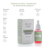 EC AHA+BHA CİLT TONU EŞİTLEYİCİ CANLANDIRICI VE YENİLEYİCİ PEELİNG ETKİLİ SERUM 30ML (AHA%8+BHA%2)