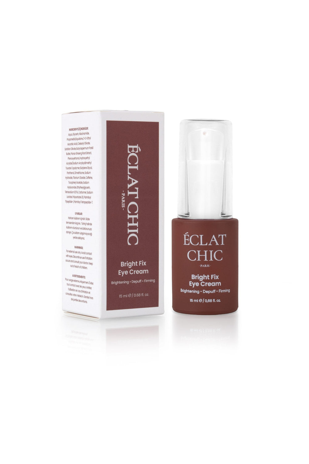Bright Fix Eye Cream ve kutusu