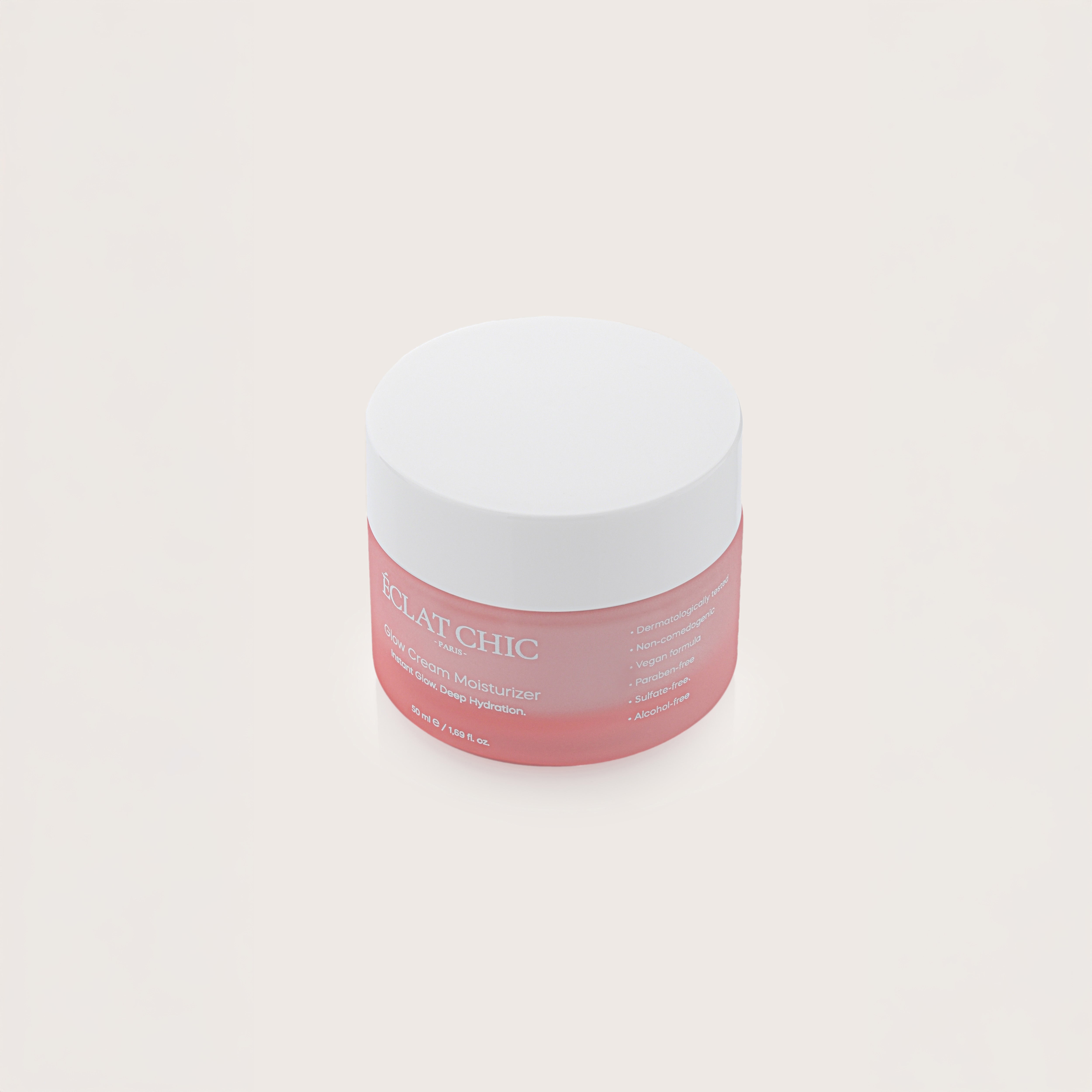 Glow Cream – Aydınlatıcı Jel Nemlendirici | Hyaluronik Asit + Niacinamide + Arbutin | Tüm Cilt Tipleri