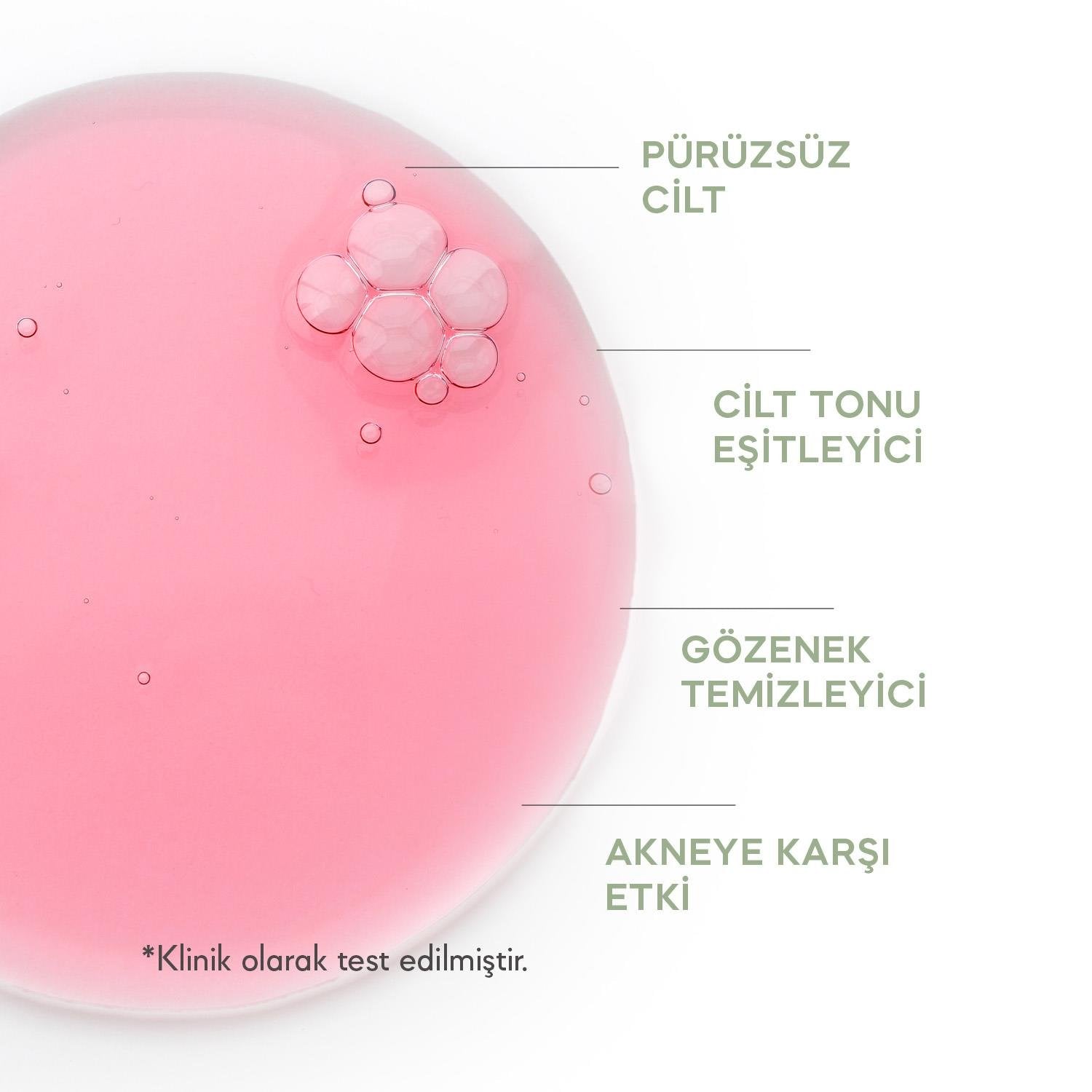 AHA & BHA Aydınlatıcı ve Canlandırıcı Cilt Bakım Serumu (AHA %8 + BHA %2)