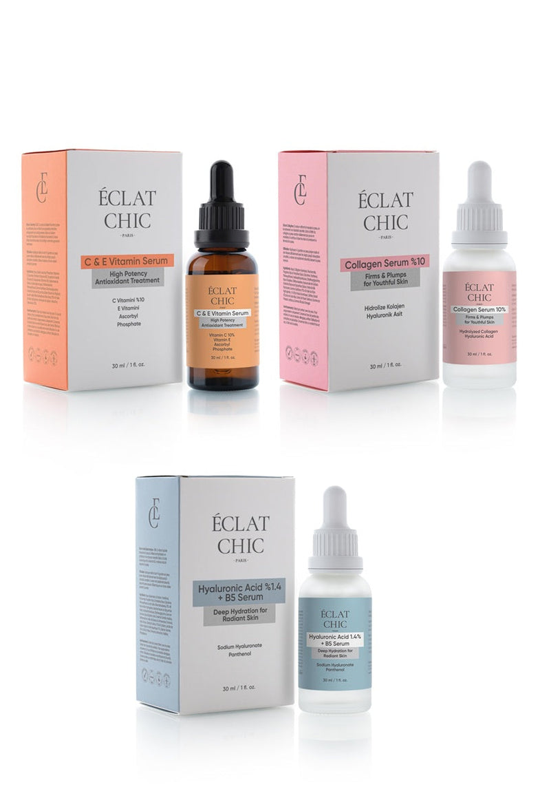 Cilt Yenileyici Ve Nemlendirici Set (HYALURONİC ACİD SERUM RETİNOL